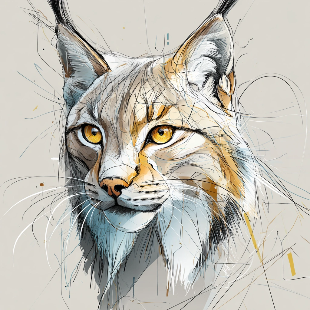 Abstract Lynx Gaze