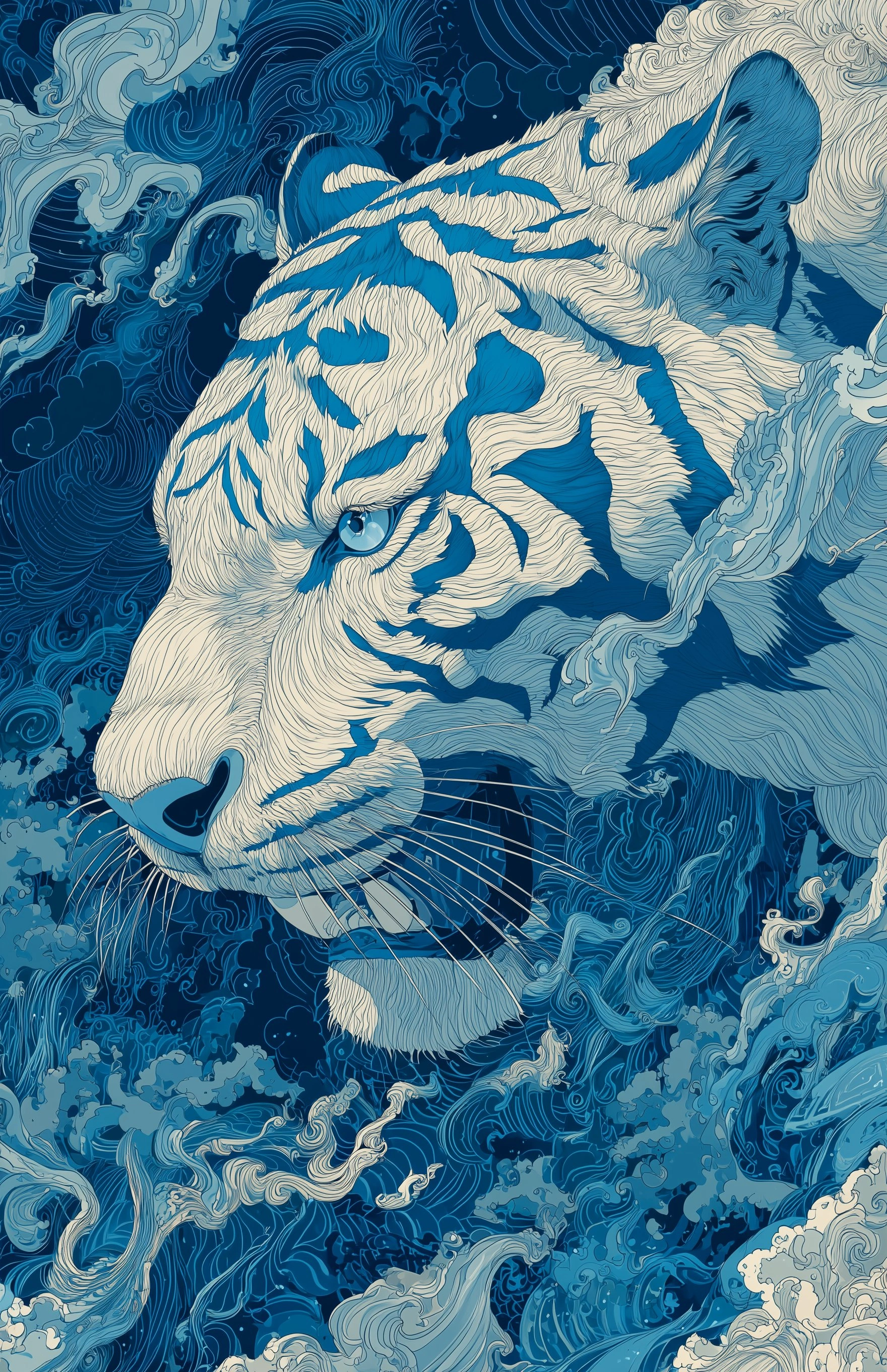 Azure Spirit Tiger