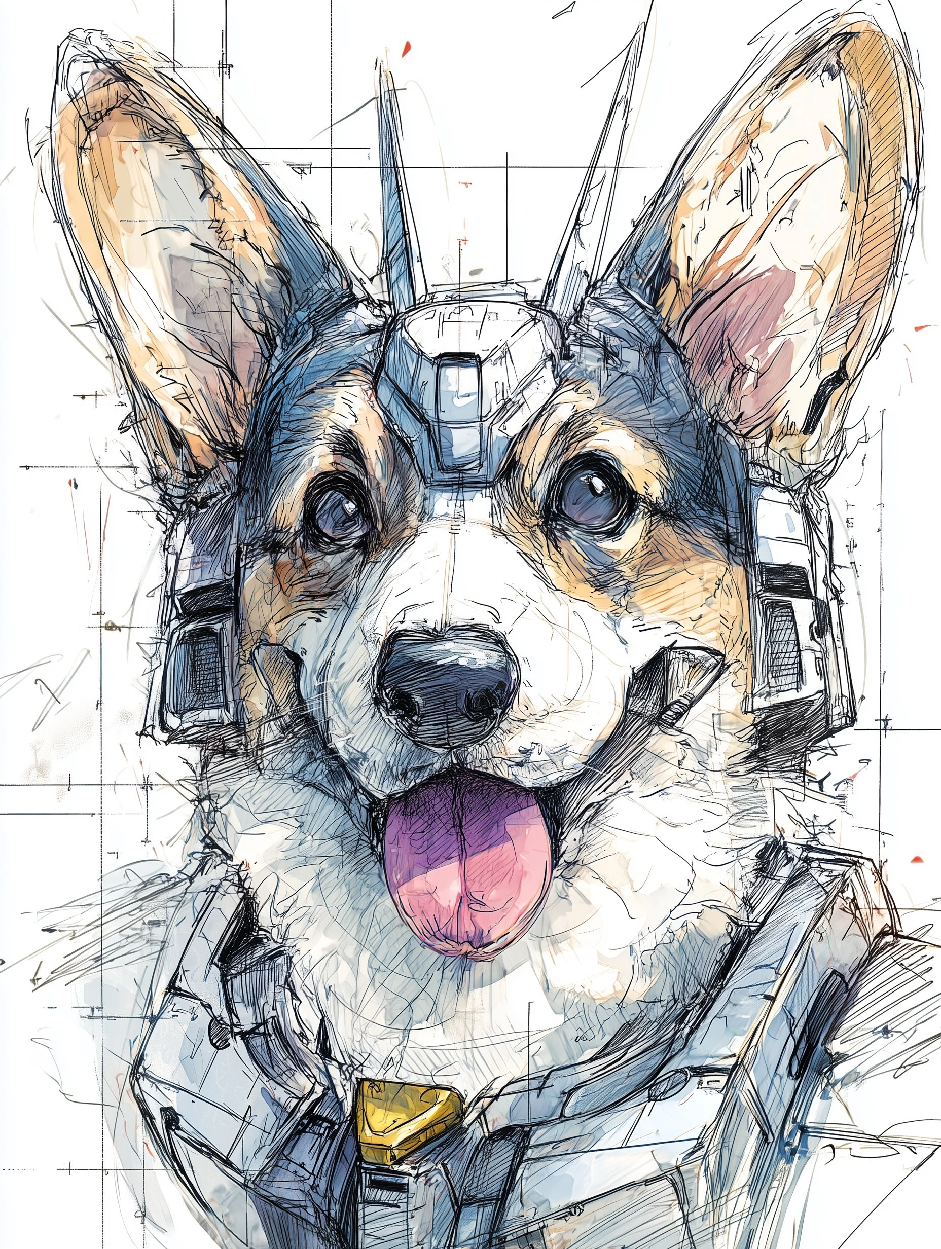 Cybernetic Corgi Blueprint