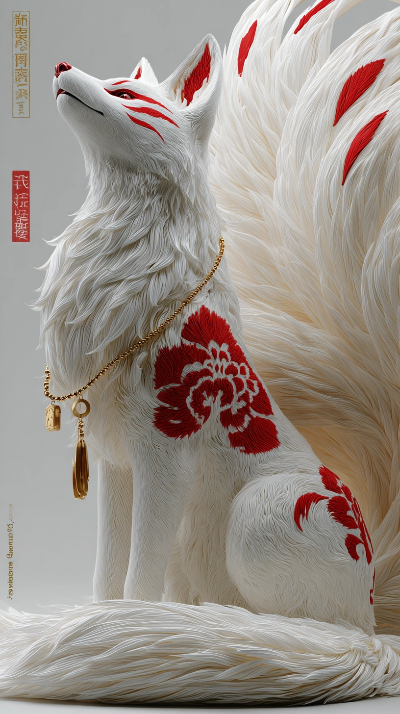 Crimson Spirit Kitsune