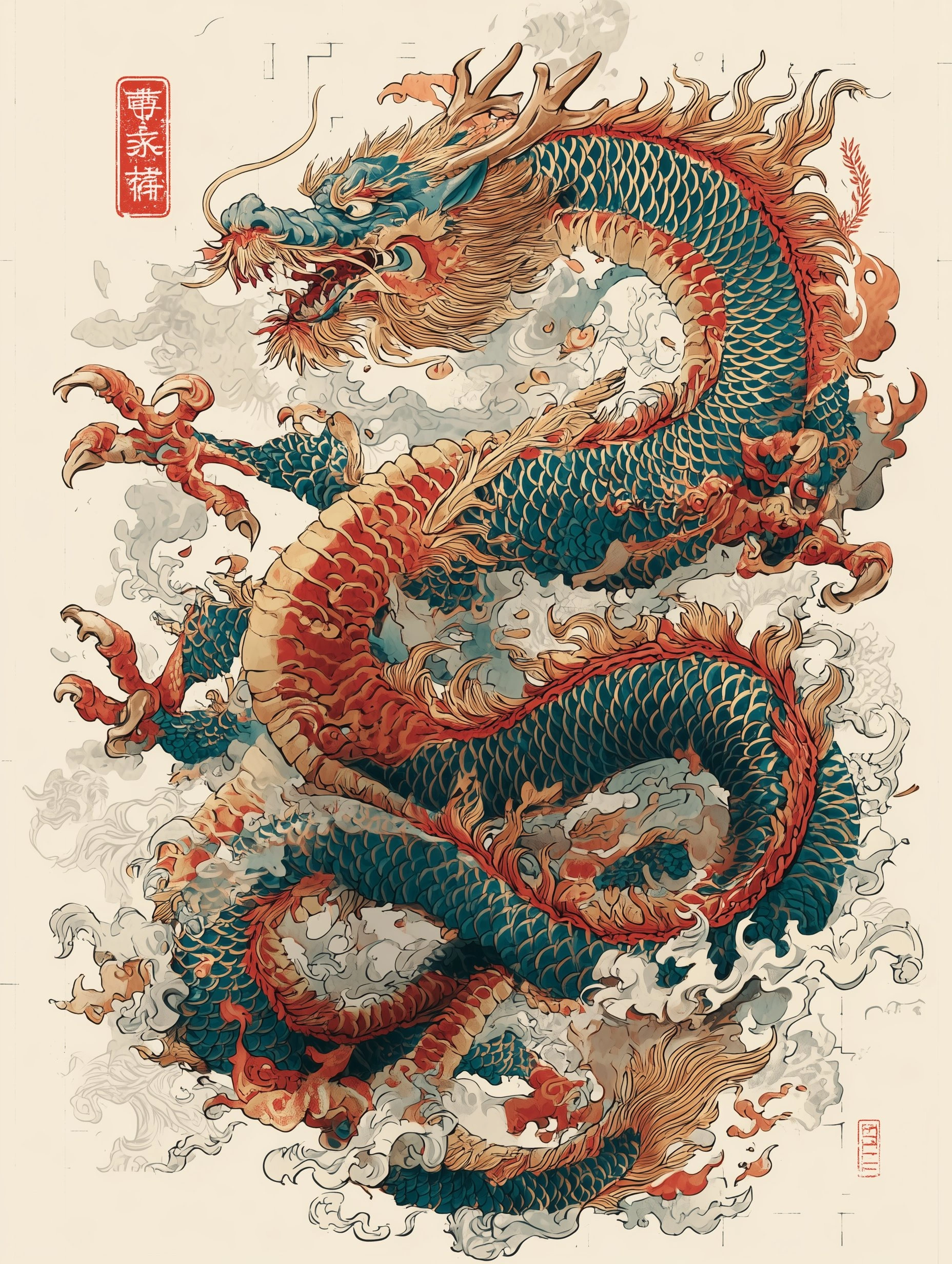Imperial Dragon Scroll