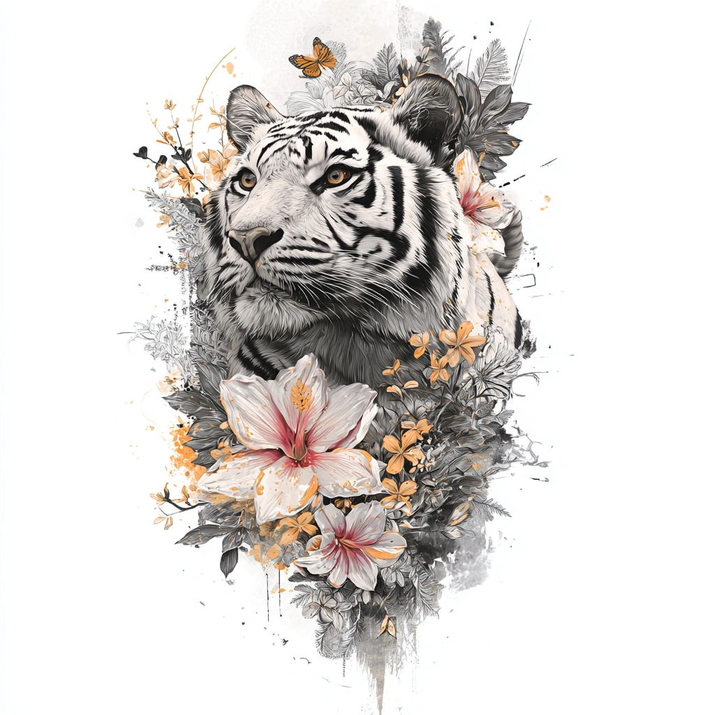 Luminous Tiger Bloom