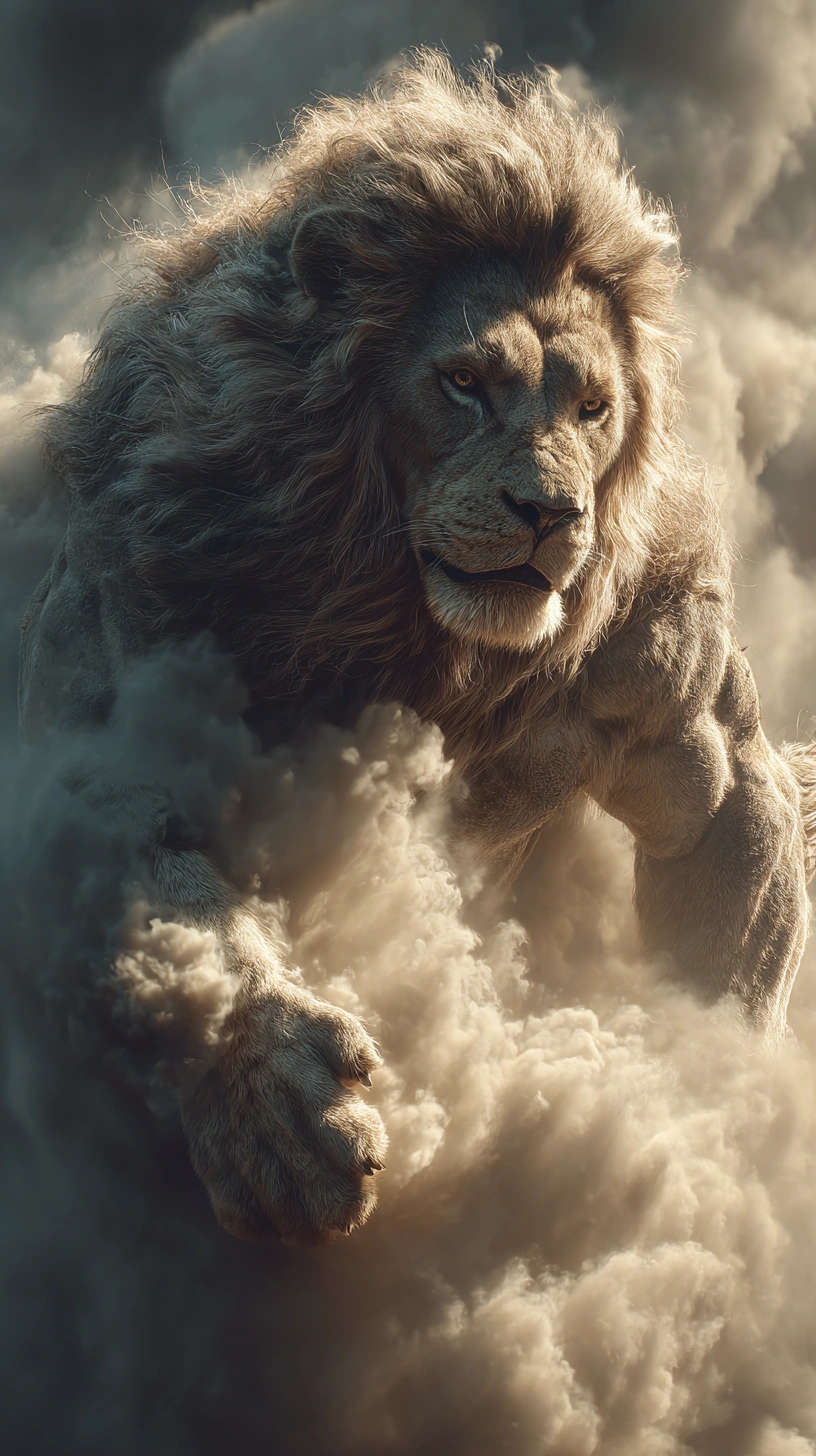 Majestic Cloud Lion