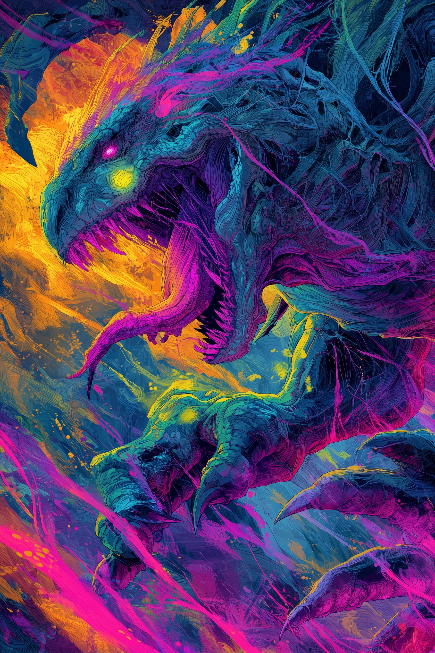 Neon Primal Beast