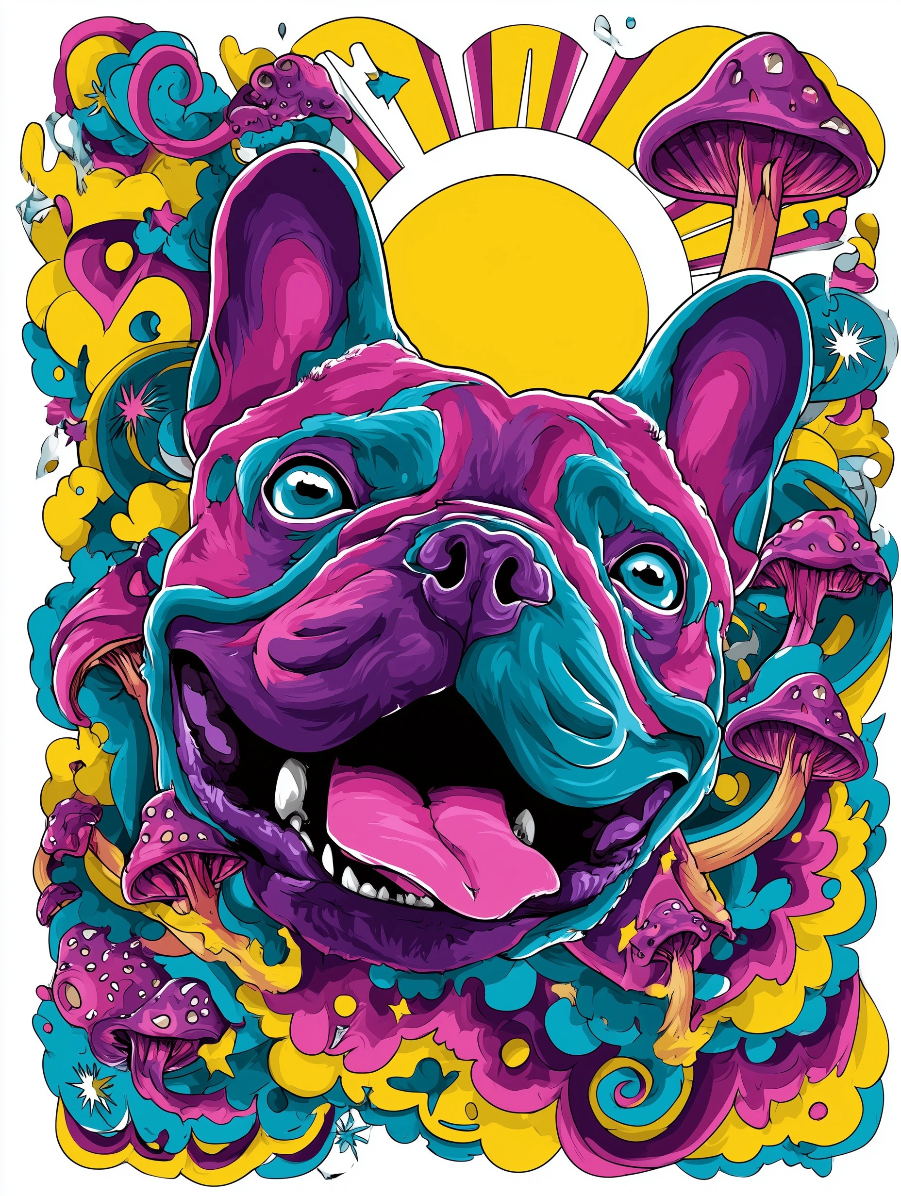 Psychedelic Canine Dream