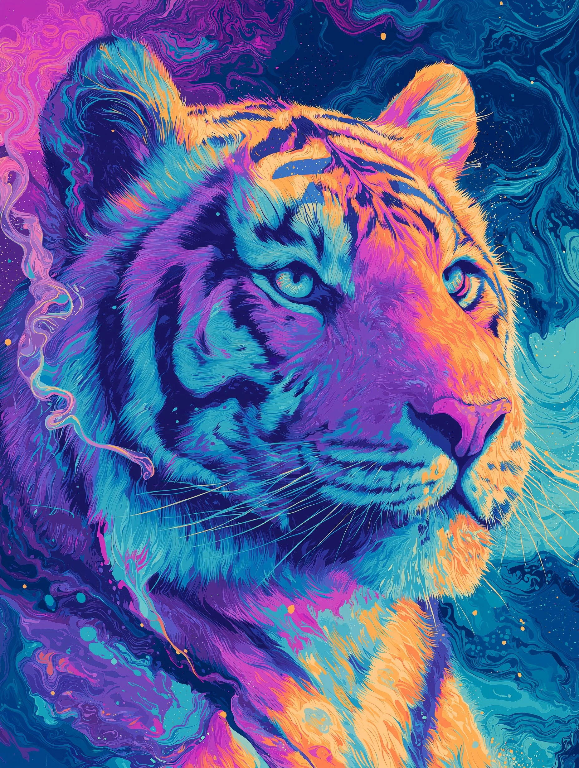 Vibrant Spirit Tiger