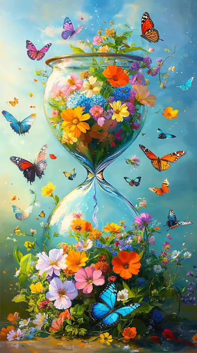 Cát Lửng Hoa Sắc Cầu Vồng - AI Art Thiên Thần