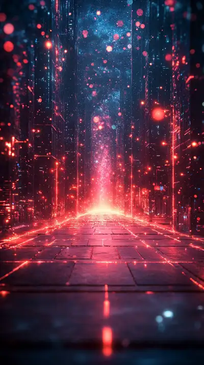 Thành Phố Neon Cyberpunk - Hình Nền AI Art 4K