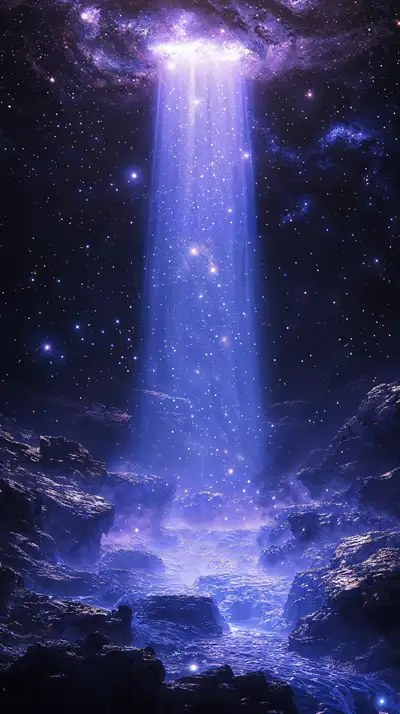 Cổng Năng Lượng Cosmic - Hình Nền AI Art Sci-Fi 4K