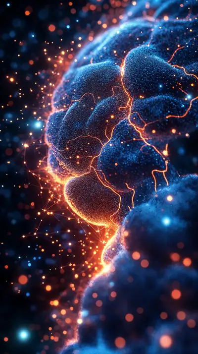 Chuột Tý Chi Neon Cosmic - Hình Nền AI Art Phong Thủy 4K