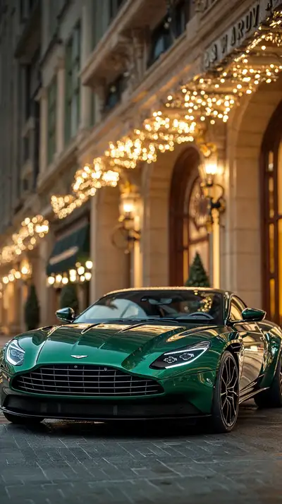 Aston Martin Xanh Emerald - Hình Nền Luxury Cinematic 4K