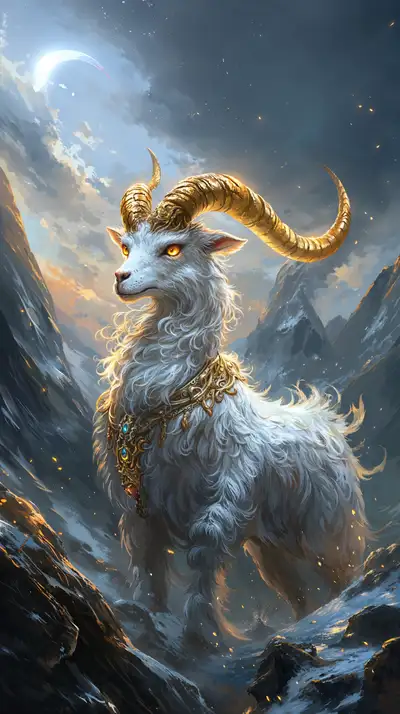 Dê Thiên Thế Phong Thủy - Hình Nền AI Art 4K