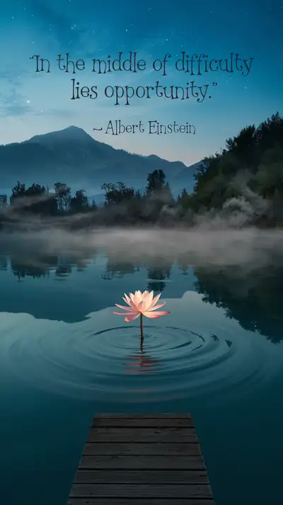 Hoa Sen Trên Hồ Lặng - Hình Nền AI Art 4K