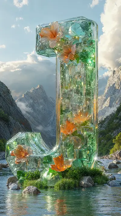 Bàn Phím Kính Hoa Cam - Thiên Nhiên AI Art 4K