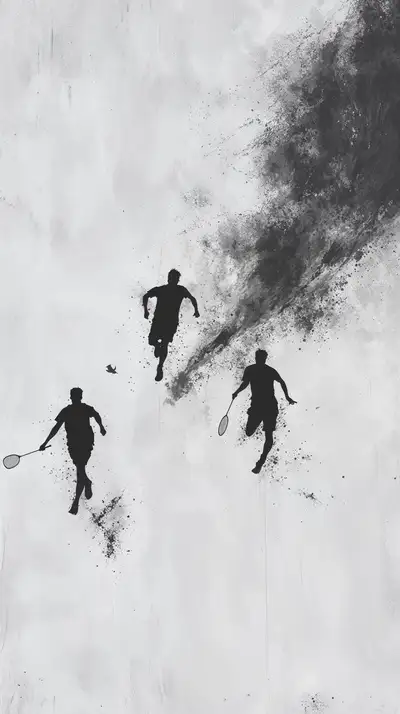 Vận Động Viên Hạt Cát Lơ Lửng - Hình Nền AI Art 4K