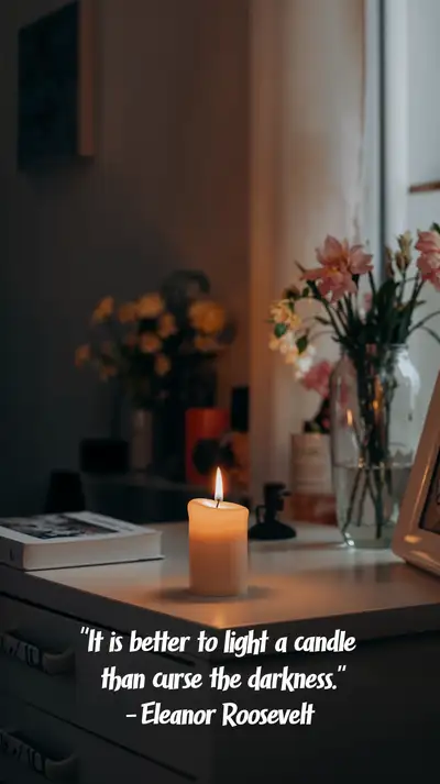 Nến Yên Tĩnh - Hình Nền AI Art Phòng Ngủ 4K