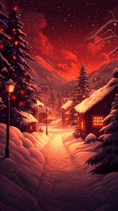 Cabin Lâu Đông Tuyết - Bầu Trời Sao Kỳ Diệu AI Art 4K