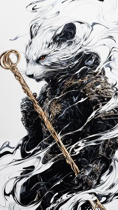 Cáo Tinh Thần Bí - Hình Nền AI Art 4K