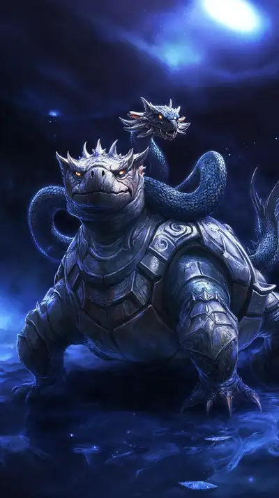 Rồng Giáp Neon - Hình Nền AI Art Fantasy 4K