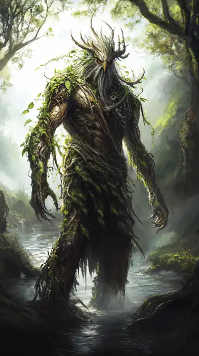 Tinh Linh Rừng - Nhân Vật Thiên Nhiên AI Art 4K