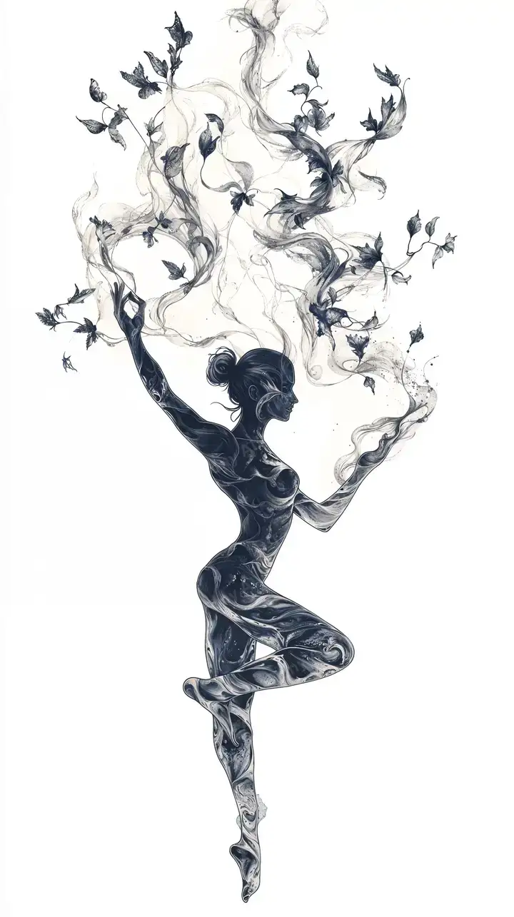 Con Chim Tự Do - Phụ Nữ Biến Hóa | Hình Nền AI Art 4K