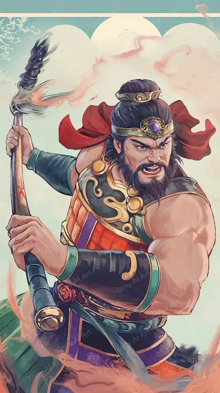 Vị Tướng Thần Thoại Vàng - Hình Nền AI Art 4K