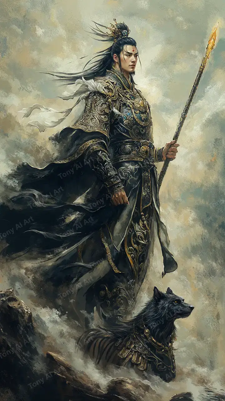 Tướng Quân Cổ Xưa - Hình Nền AI Art Thần Thoại 4K