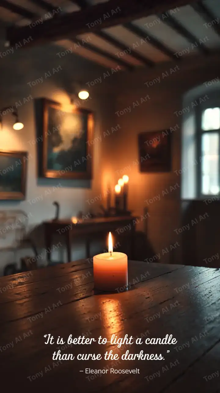 Nến Hương Lập Đà - Hình Nền AI Art Thiền Định 4K