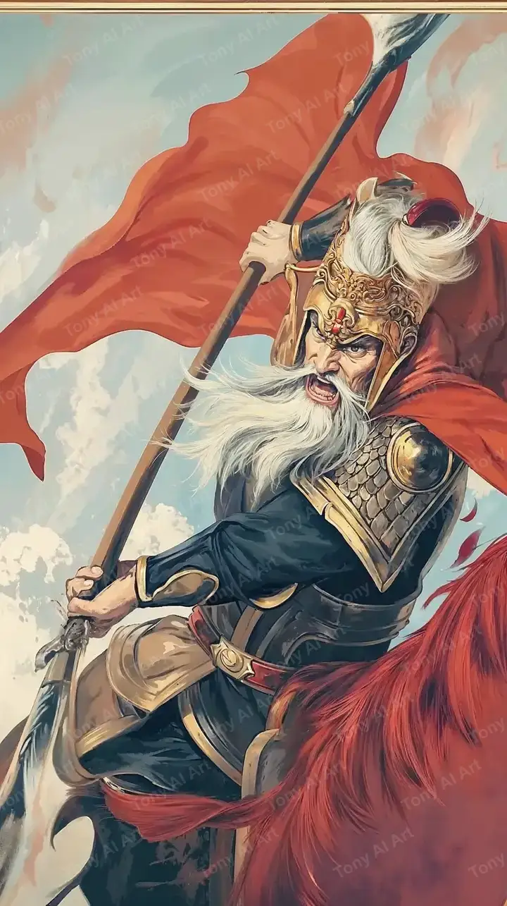 Tướng Quân Thần Thoại - Hình Nền AI Art 4K